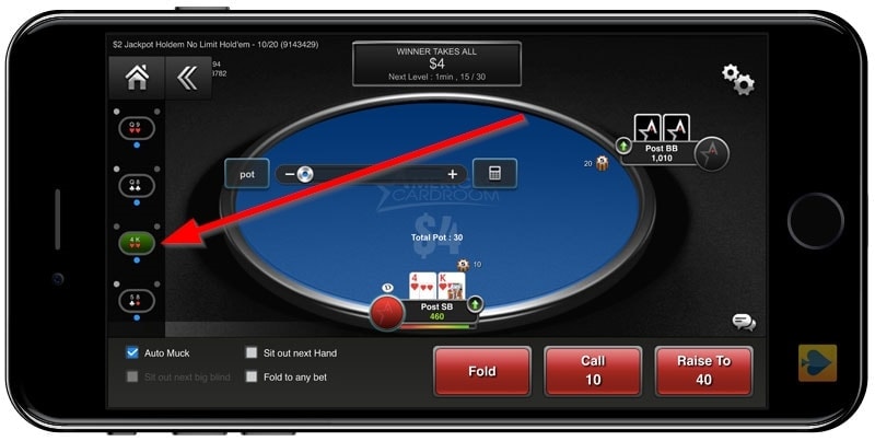 Americas cardroom mobile not working