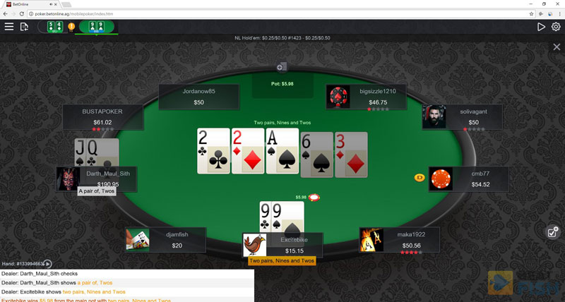How to use betonline poker without
