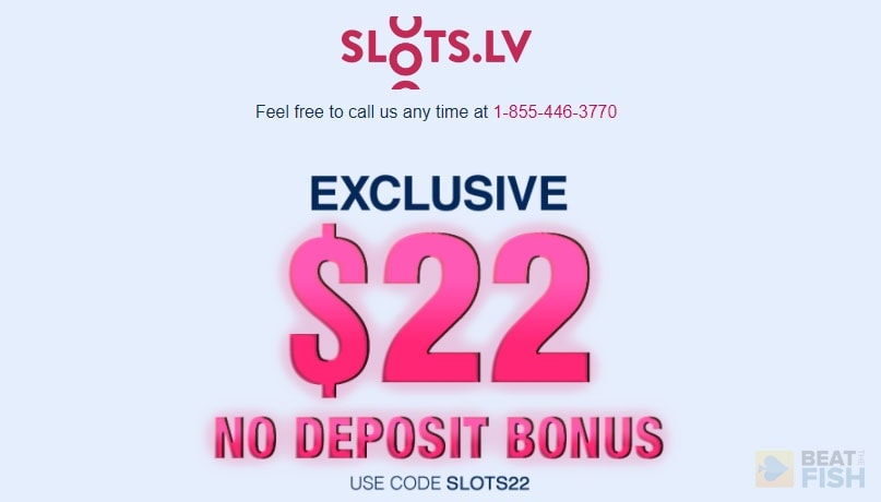 slots lv no deposit bonus 2018