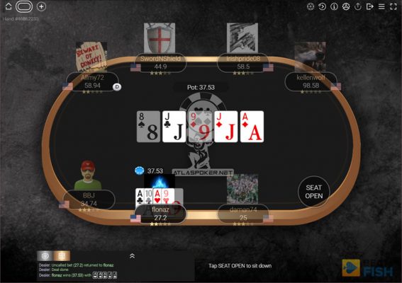 poker atlas commerce casino