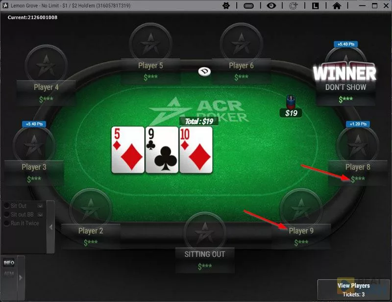ACR Poker Anonymous Tables